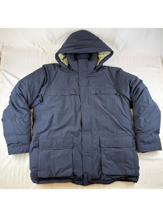 Eddie Bauer Other - Eddie Bauer Goose Down Parka Jacket Winter Coat Navy Mens XL